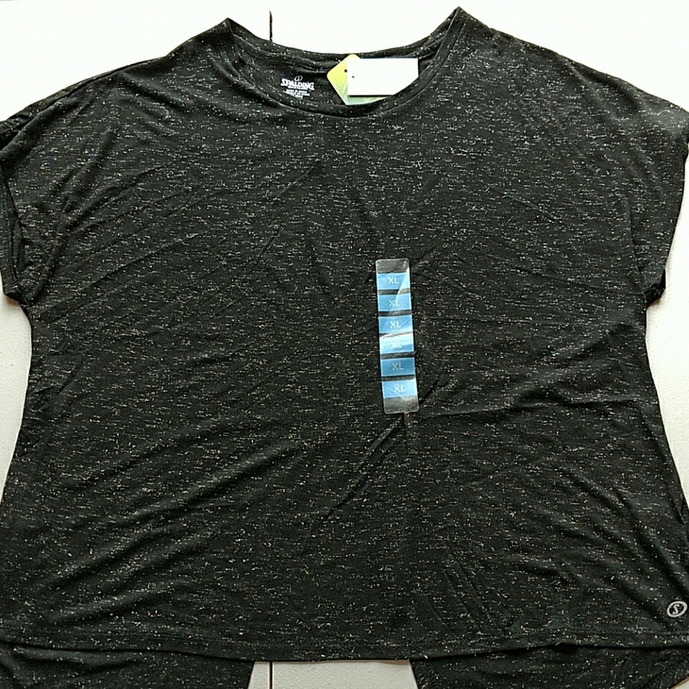 Spaulding Black Activewear Top!!!